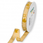 Druckband "Bltter", Farbe: Honiggelb/Dunkelgelb