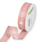 Druckband "Merry Christmas", Farbe: Rose/Wei