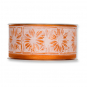 Transp. Druckband "Blten", Farbe: Orange/Wei