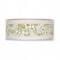 Druckband "Blumenranken", Farbe: wei