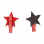 Tafel-Clip "Stern", Farbe: rot