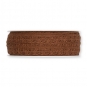 Häkelspitze aus Baumwolle 10 mm, Farbe: braun