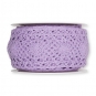 Hkelspitze aus Baumwolle 55 mm, Farbe: lavendel