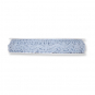 Häkelspitze aus Baumwolle 17 mm, Farbe: Hellblau