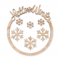 Holz-Hoop "Hello Winter", Farbe: Natur