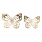 Paper Cutting "Schmetterlinge" 5 Stck, Farbe: Gold