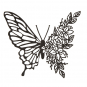 Paper Cutting "Schmetterling", Farbe: Schwarz