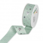 Druckband "Sterne", Farbe: Mint/Silber