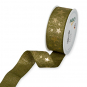 Druckband "Sterne", Farbe: Olivgrn/Gold