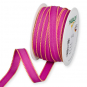 Dekorationsband mit Bogenkanten, Farbe: Pink/Apricot