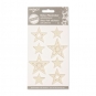 Filz-Sticker "Sterne" selbstklebend, Farbe: creme