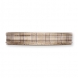 Karoband, Farbe: beige/grau/silber
