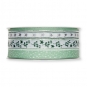 Jacquardband "Mustermix", Farbe: mint/wei/grn/silber