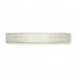 Satin-Druckband "Karo", Farbe: creme