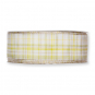Karoband, Farbe: wei/grn/pastellgrn