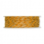 Jute-/Acetat-Kordel, Farbe: orange/natur