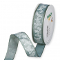 Druckband "Schmetterlinge", Farbe: Jade / Wei