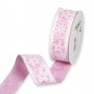 Druckband "Blten", Farbe: Pink/Wei