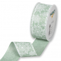 Druckband "Eiskristalle", Farbe: Mint/Wei