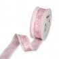 Druckband "Blumen", Farbe: Pastellrosa/Rosa