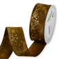 Druckband "Sterne", Farbe: Bernstein Braun/Gold