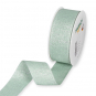 Lurexband meliert, Farbe: Mint/Silber