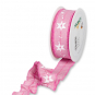 Druckband "Sterne", Farbe: Pink/Wei