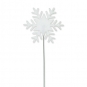 Mini-Stecker "Eiskristall", Farbe: Weiß