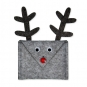 Geschenk-Umschlag "Rudolph", Farbe: hellgrau/dunkelgrau