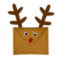 Geschenk-Umschlag "Rudolph", Farbe: hellbraun/braun