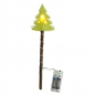 LED-Stecker "Tannenbaum", Farbe: Pastellgrün/Creme