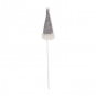 Stecker "Nikolausmtze", Farbe: hellgrau