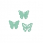 Filz-Sortiment Schmetterlinge, Farbe: Mint