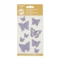 Filz-Sticker "Schmetterlinge", Farbe: lavendel
