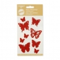 Filz-Sticker "Schmetterlinge", Farbe: rot