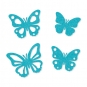 Filz-Sortiment "Schmetterlinge", Farbe: türkis