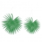 Papier-Deko " Palmblatt", Farbe: grün