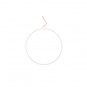 Deko-Metallring  25 cm, Farbe: Stein