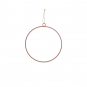 Deko-Metallring  25 cm, Farbe: Rosenholz