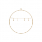 Metallring mit Haken  30 cm, Farbe: Gold