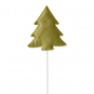 Drahtstecker "Samt-Baum", Farbe: Grn