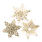 Paper Cutting "Eiskristalle", Farbe: Gold