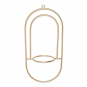 Metall-Hoop "Oval", Farbe: Gold