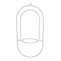 Metall-Hoop "Oval", Farbe: Steingrau