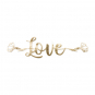 Paper Cutting "Love", Farbe: Gold