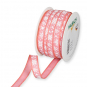 Druckband "Winter", Farbe: Pink/Koralle/Wei