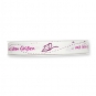 Druckband "...mit lieben Gren" 15 mm, Farbe: pink/violet