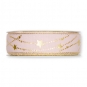 Druckband "Sterne", Farbe: pastellrosa/gold