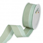 Streifenband, Baumwoll-Optik, Farbe: Mint