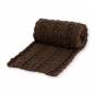 Deko-Strickband 15 cm, Farbe: dunkelbraun